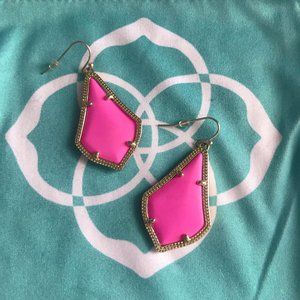 Kendra Scott Magenta Alex Earrings